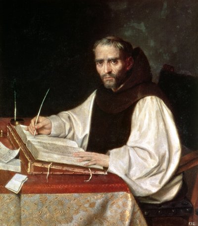 Portrait of Jose de Siguenza, prior and librarian of the monastery of San Lorenzo by Spanish School
